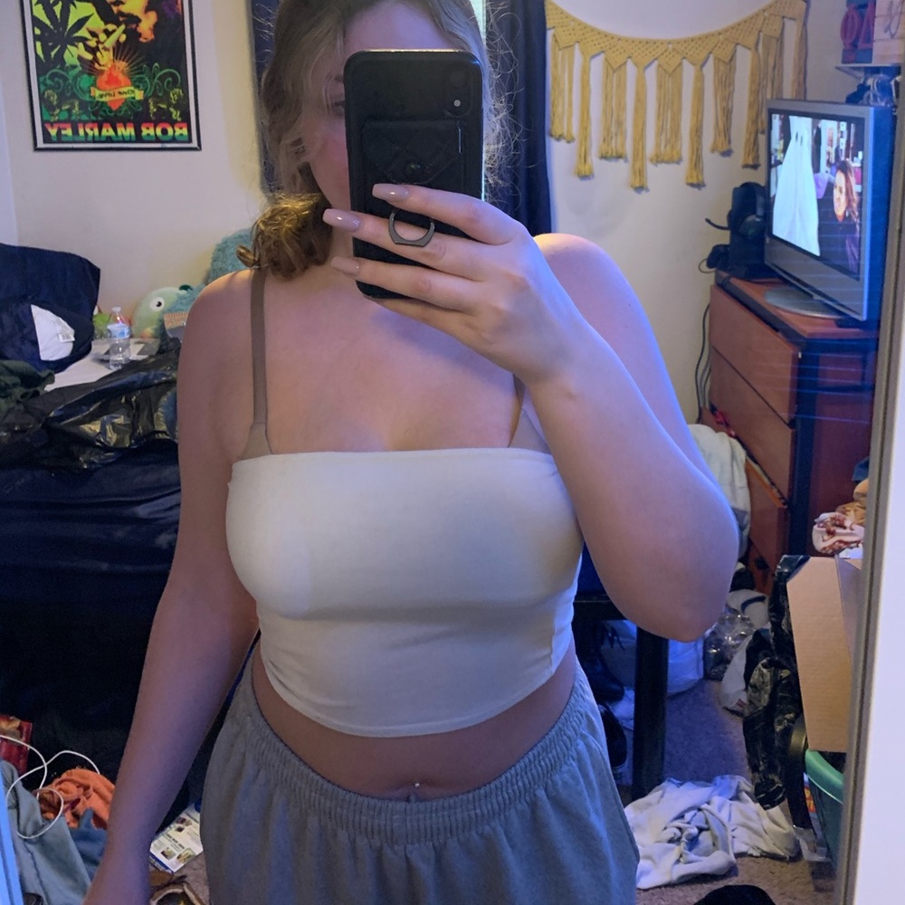 White tube top
